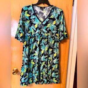XL, Dress, SUSAN BETRO DRESS, Tropical look